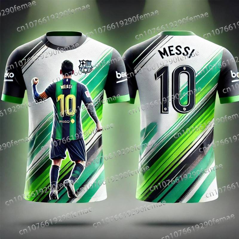 2025 Neueste Mode Messi bedrucktes Herren-Sport-T-Shirt für tägliche Spiele, Training, atmungsaktives Schwitzen, schnell trocknendes Trikot L schwarz 2025 Neueste Mode Messi bedrucktes Herren-Sport-T-Shirt für tägliche Spiele, Training, atmungsaktives Schwitzen, schnell trocknendes Trikot L schwarz von Joom DACH