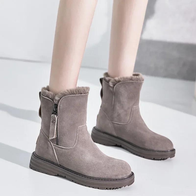 2025 Winterstiefel Damen Echtleder Schuhe Dicke Sohle Warme Damen Schneestiefel Kalter Winter Damen Stiefeletten 37 khaki 2025 Winterstiefel Damen Echtleder Schuhe Dicke Sohle Warme Damen Schneestiefel Kalter Winter Damen Stiefeletten 37 khaki von Joom DACH