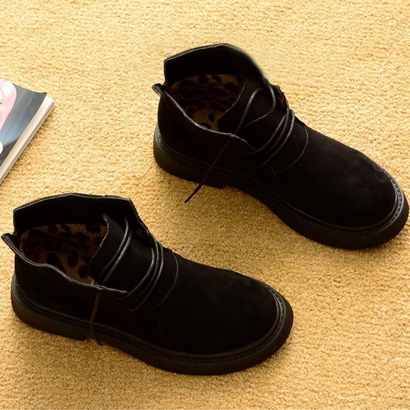 2025 frühling Herbst Schuhe Frauen Stiefeletten Mode Frauen Stiefel Damen Marke Schuhe ZH2368 38 schwarz von Joom DACH