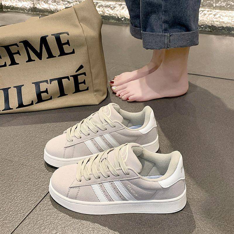 2025 neue Drachenfrucht Mädchen Puder Brotschuhe Studentenschuhe lässige Board Schuhe atmungsaktiv Trend Sportschuhe 38 von Joom DACH
