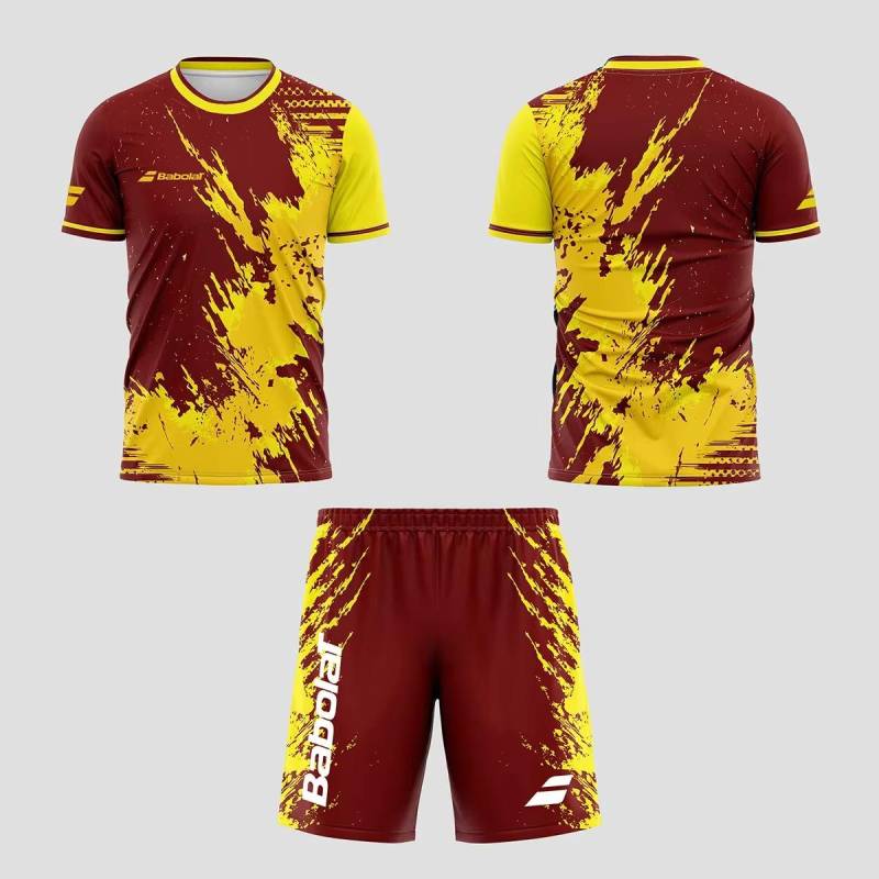 2025 neue Herren Sommer Tennis Atmungsaktive Set, Schnell trocknend Badminton Lose Set, herren T-shirt und Kurzarm Shorts Set Weiche a L 2025 neue Herren Sommer Tennis Atmungsaktive Set, Schnell trocknend Badminton Lose Set, herren T-shirt und Kurzarm Shorts Set Weiche a L von Joom DACH