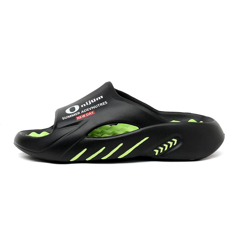 2025 neue Männer Massage Hausschuhe Slides Indoor Outdoor Sandalen Strand Casual Schuhe Komfortable Sohle männer Hausschuhe Große Größe 38-47 46-47 von Joom DACH