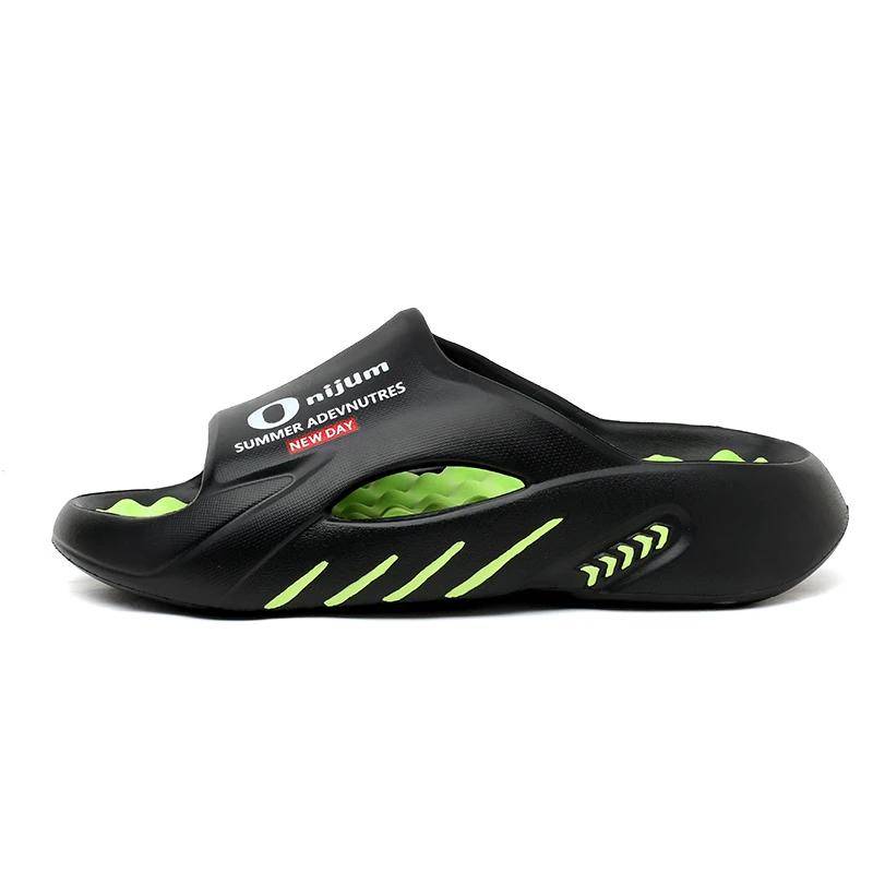2025 neue Männer Massage Hausschuhe Slides Indoor Outdoor Sandalen Strand Casual Schuhe Komfortable Sohle männer Hausschuhe Große Größe 38-47 46-47 von Joom DACH