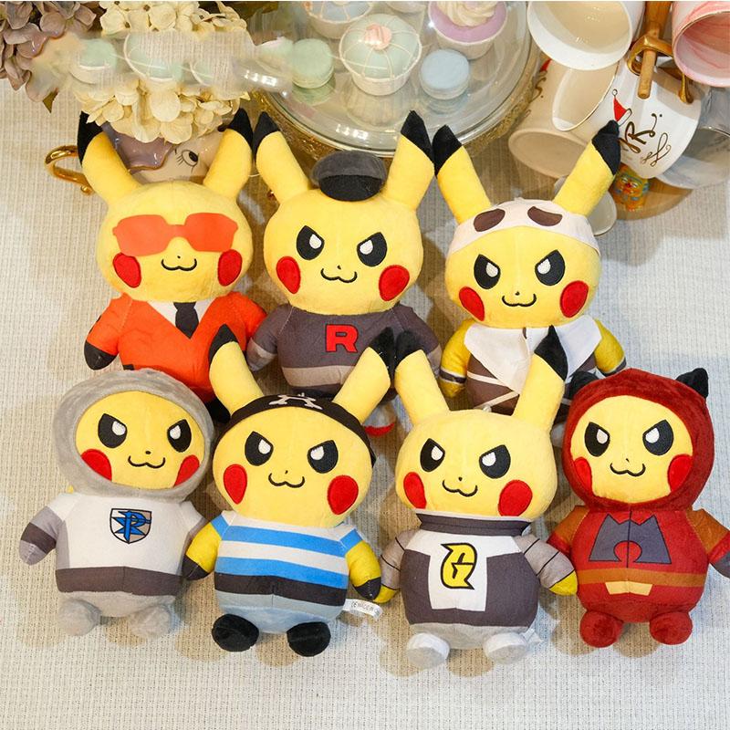 20CM 7 Stil Plüschtier Weiches Stofftier Pokemon Kinder Geburtstagsgeschenk Plüschtiere Spielzeug Puppen Kissen Geschenke von Joom DACH