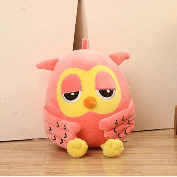 20CM Schöne Nacht Eule Plüsch Spielzeug Baby Spielzeug Stofftier Puppe 2 Farben Weiche Puppen rosa von Joom DACH