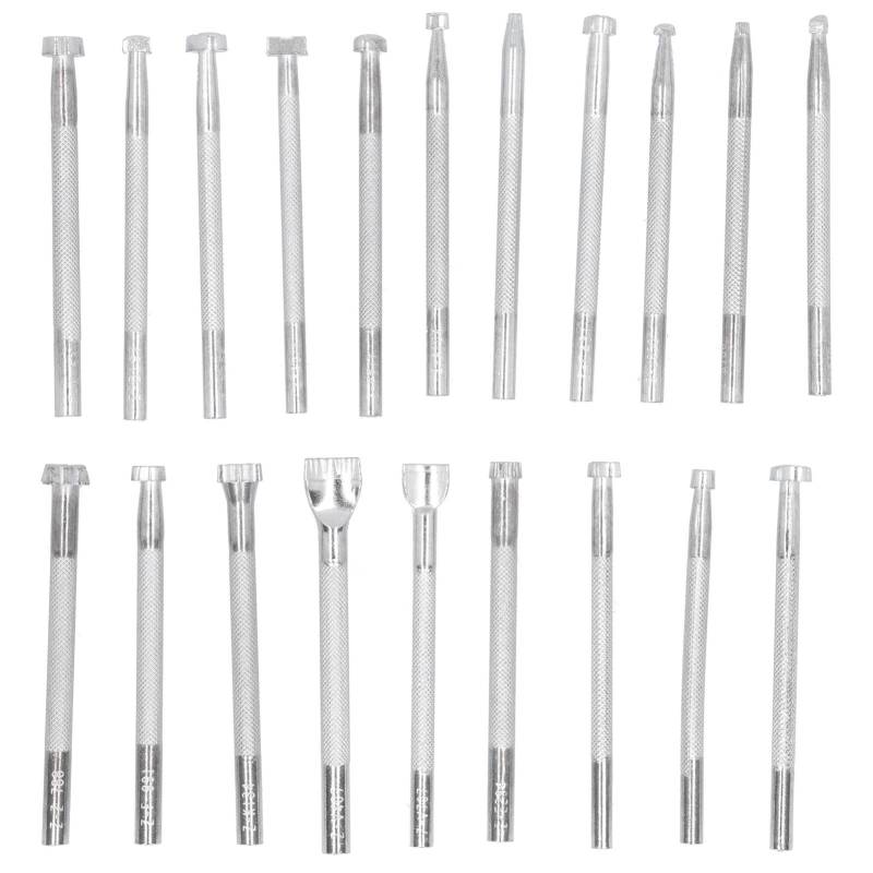 20Pcs Leder Stempel Punch Stanzen Carving Muster Machen Werkzeug Leathercraft Präge Form von Joom DACH