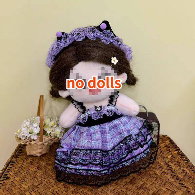 20cm Idol Plüschpuppe Baumwolle JK Uniform Kleidung DIY Puppe Anziehkleidung Rock Anzug Socken Spielzeug Zubehör Mädchen Geschenk Only clothes von Joom DACH