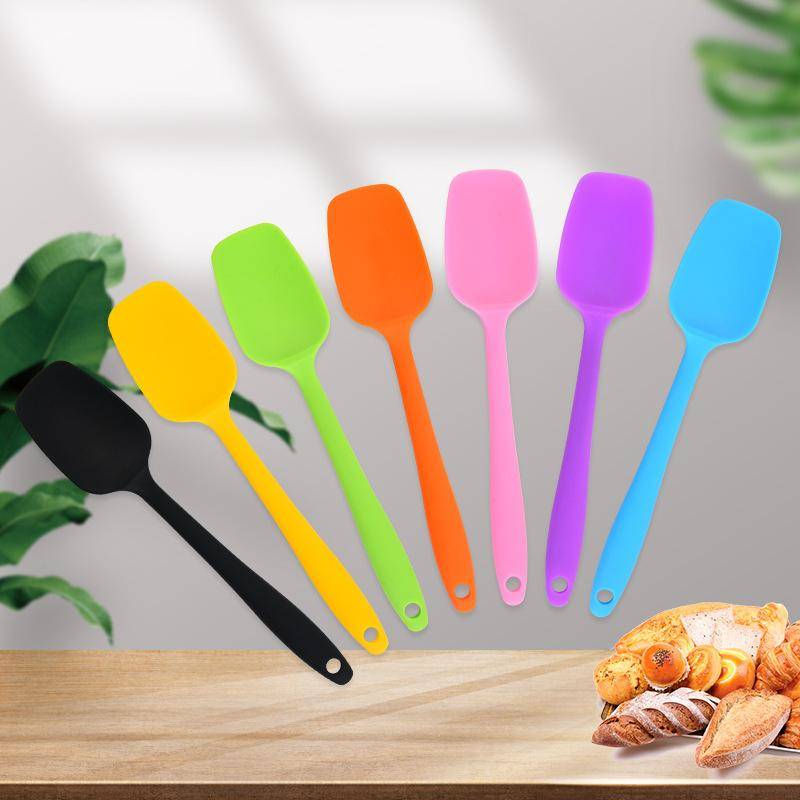 21 cm Hot Universal Hitzebeständig Integrieren Griff Silikon Löffel Schaber Spachtel Kuchen Eis Küche Werkzeug Utensil Backformen grün von Joom DACH