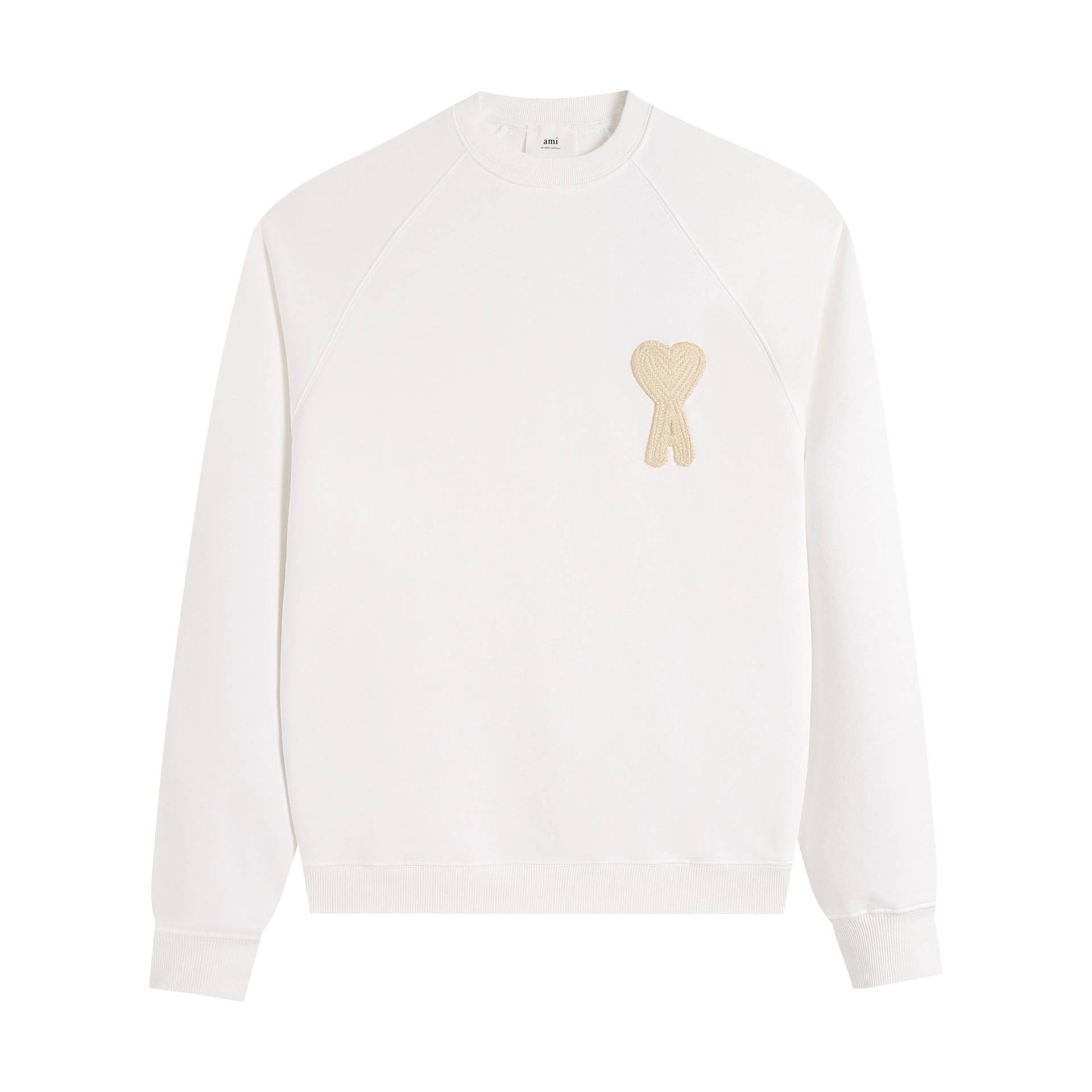 216 AMI 2025 Herbst und Winter Neu Großes Herz-Logo Hochwertige Baumwolle Rundhals-Hoodie Herren Pullover XL von Joom DACH