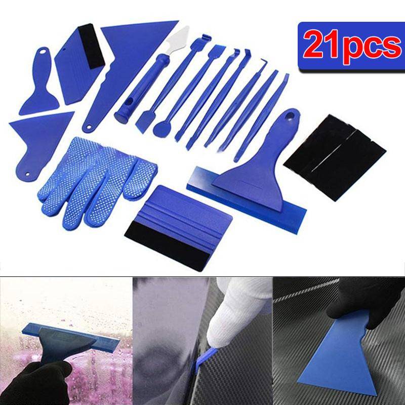 21PCS/13PCS Auto Vinyl Film Wrapping Werkzeuge Auto Aufkleber Film Schaber Kit Auto Filz Rakel Schaber Set messer Aufkleber Plaste Zubehör 13pcs rot von Joom DACH