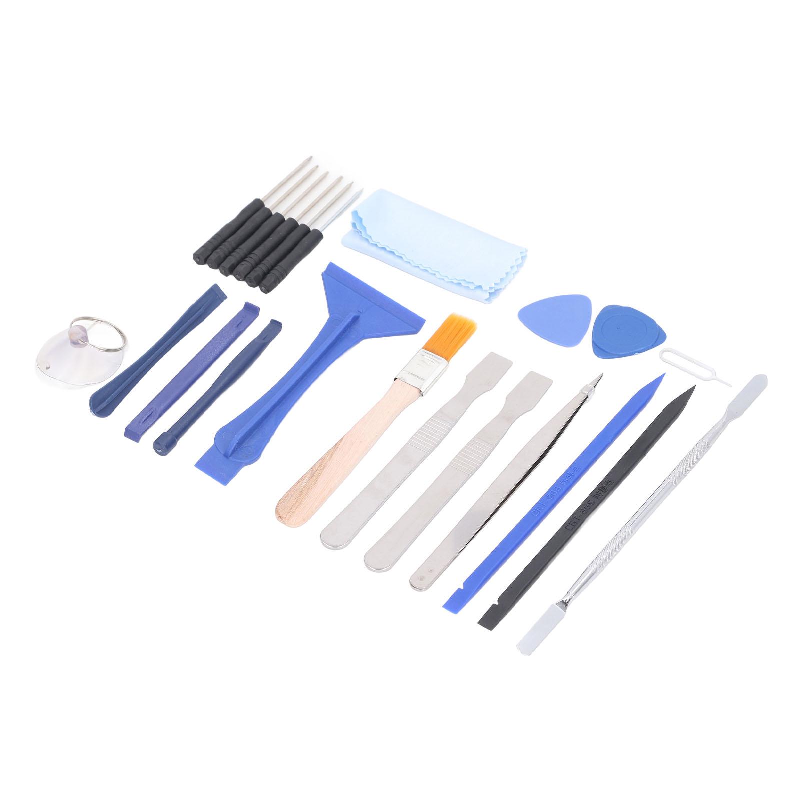 22-teiliges Demontagewerkzeug Reparaturset ABS Edelstahl Werkzeug zum Entfernen elektronischer Geräte für Aufkleber von Joom DACH