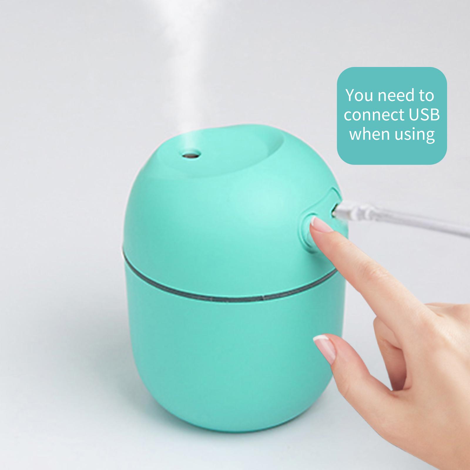 220 ml Nebel-Luftbefeuchter mit Nachtlicht, tragbarer Schreibtisch, leiser, kühler USB-Luftbefeuchter, wasserlos, automatische Abschaltung weiß 220 ml Nebel-Luftbefeuchter mit Nachtlicht, tragbarer Schreibtisch, leiser, kühler USB-Luftbefeuchter, wasserlos, automatische Abschaltung weiß von Joom DACH