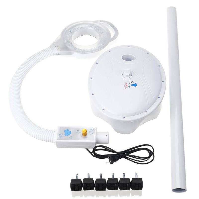 220V-240V 120 LED Pro 8X Dioptrien Vergrößerungs Stehlampe Lupe Glas Kaltlinse Gesichtsleuchte Schönheitssalon Nagellampe von Joom DACH