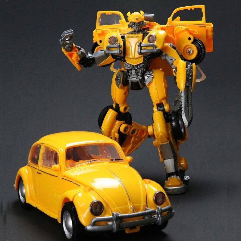 22CM Transformers Spielzeug Roboter Bumblebee Kampf-beschädigte Version Action Figur Spielzeug Verformung Anime Modell Kind Spielzeug 21cm von Joom DACH