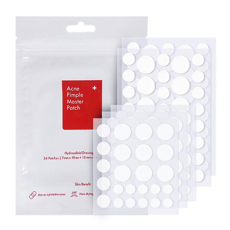 24/36 Patches Hydrokolloid Pickel Patch Kreisförmige weiße wasserdichte Form Flecken Pickel Behandlung Concealer Patches von Joom DACH