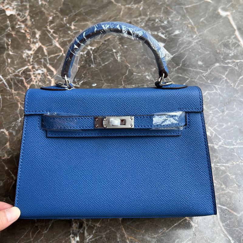 24 neue Echtes Leder frauen Tasche Mit Palm Muster Mini 22CM25 Tasche Silber Schnalle Handtasche Einzelnen Schulter Diagonal 22CM+2 shoulder straps without lock von Joom DACH