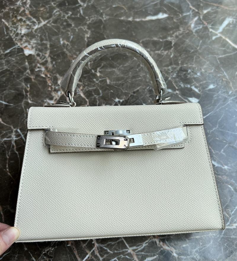 24 neue Echtes Leder frauen Tasche Mit Palm Muster Mini 22CM25 Tasche Silber Schnalle Handtasche Einzelnen Schulter Diagonal 22CM+2 shoulder straps without lock von Joom DACH