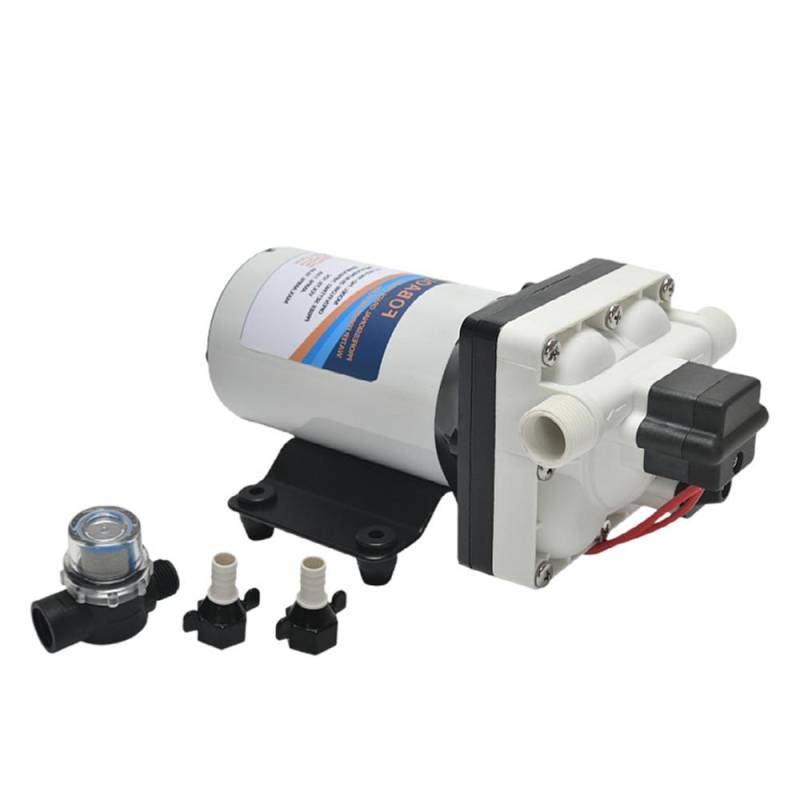 24V Wasser Druck Membran Pumpe 4-Kammer Selbstansaugende Pumpe 3,3 GPM Wasser Transfer Pumpe 55PSI mit 24V von Joom DACH