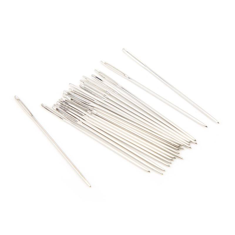 25 Stück Handnadeln Robust Langlebig Edelstahl Glatte Nähnadeln für Strick-Häkelprojekte26 No. 26 von Joom DACH