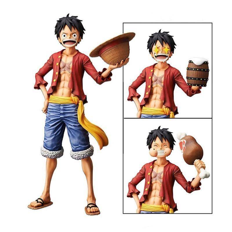 25 cm Anime One Piece Figur Ros Luffy PVC Statue Action Figur Affe D Luffy Klassische Smiley Modell Spielzeug für Kinder Weihnachten Geschenk von Joom DACH