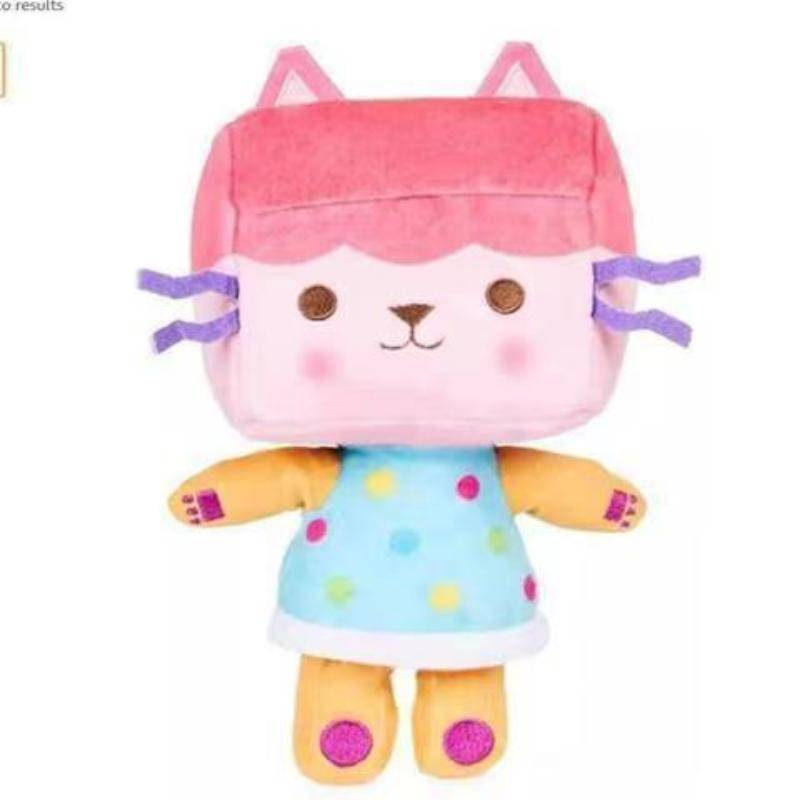 25 cm Cartoon Kuscheltiere Gabby Puppenhaus Plüschtier Mercat Meerjungfrau Katze Meerjungfrau Plüschpuppen Kinder Geburtstagsgeschenke box cat（25cm） von Joom DACH