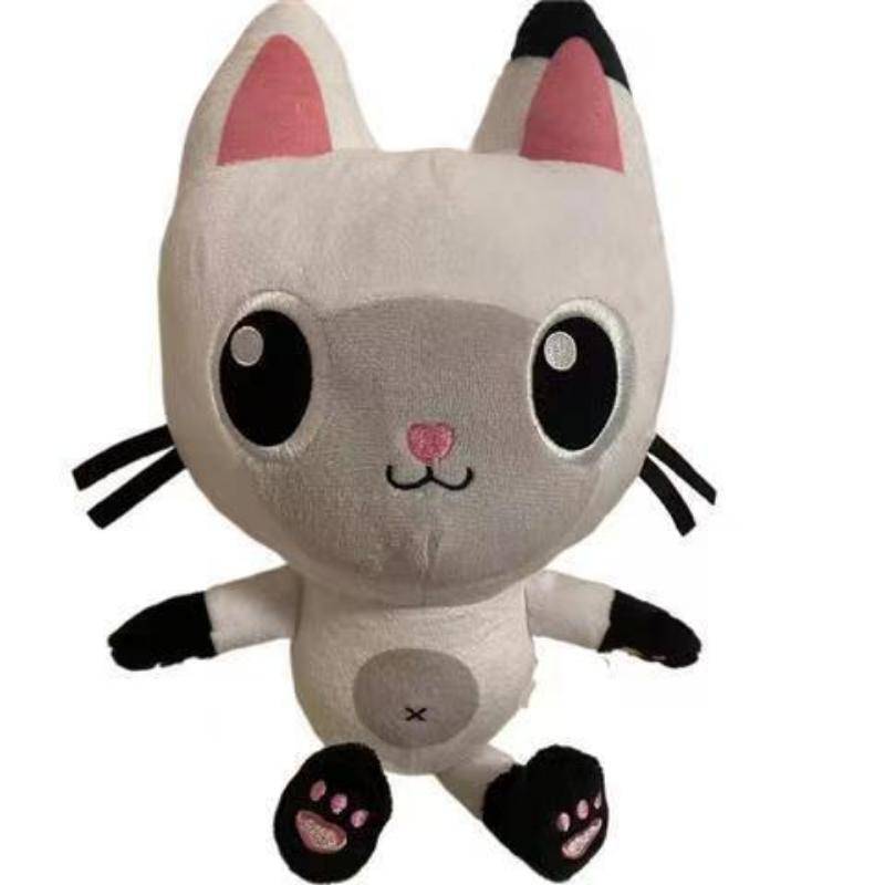 25 cm Cartoon Kuscheltiere Gabby Puppenhaus Plüschtier Mercat Meerjungfrau Katze Meerjungfrau Plüschpuppen Kinder Geburtstagsgeschenke smiling cat（25cm） von Joom DACH