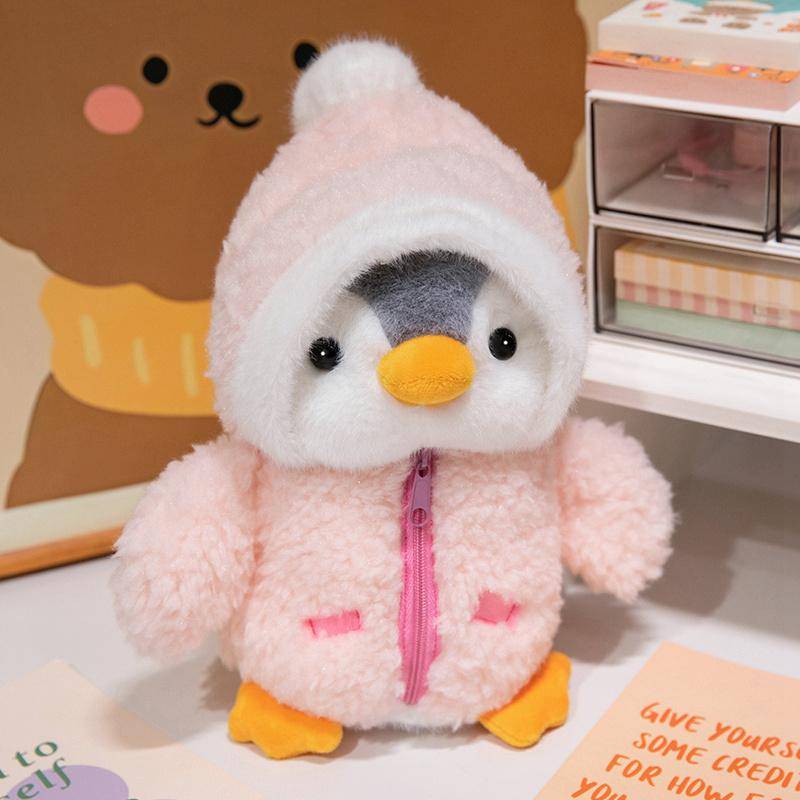 25 cm Kreative Drag Pinguin Plüschpuppe Baumwolle Gepolsterte Mütze Kleidung Pinguin Plüschtier für Jungen und Mädchen Geburtstagsgeschenke about 25cm von Joom DACH