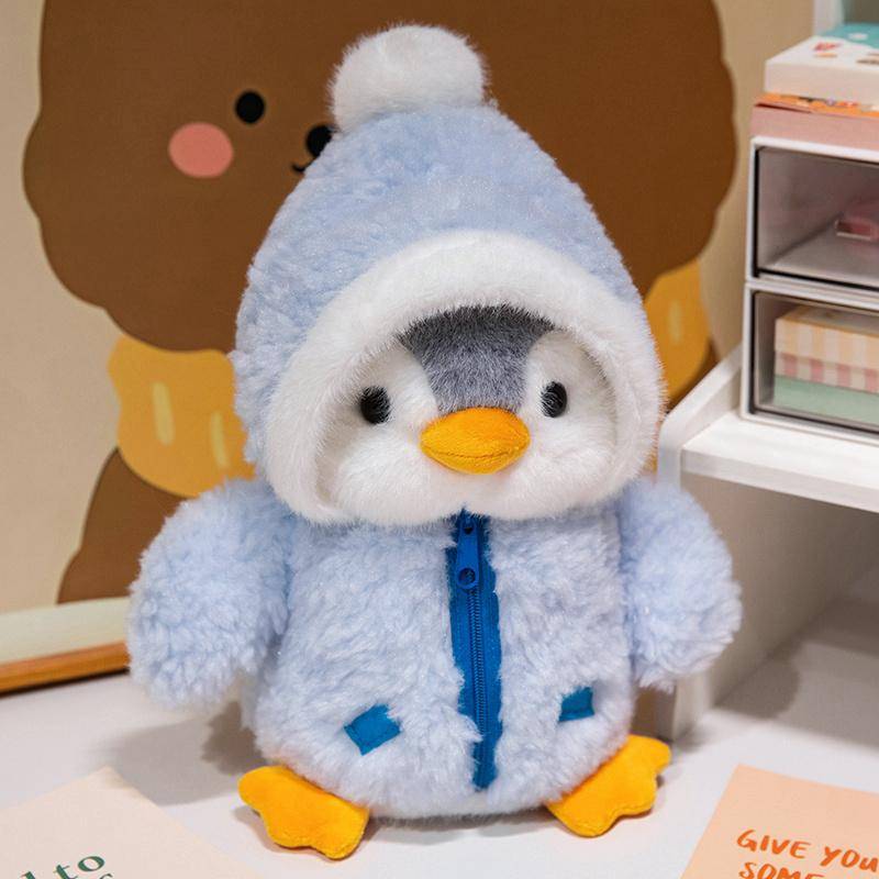 25 cm Kreative Drag Pinguin Plüschpuppe Baumwolle Gepolsterte Mütze Kleidung Pinguin Plüschtier für Jungen und Mädchen Geburtstagsgeschenke about 25cm von Joom DACH