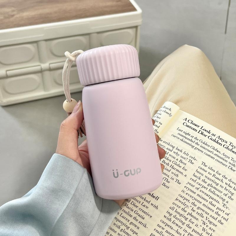 250/400ML Isolierte Wasser Tasse Kleine Tragbare Heizung Isolierung Wasserkocher Kaffee Becher Thermos Tasse 250ml rosa von Joom DACH