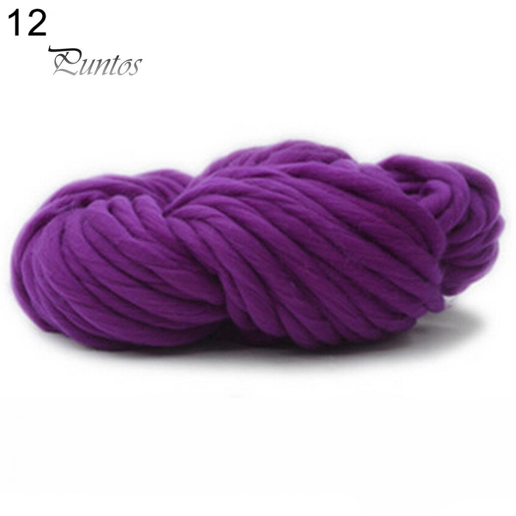 250g Super Bulky DIY Handstrickdecke Hüte Warmes, riesiges, dickes Garn 12# von Joom DACH