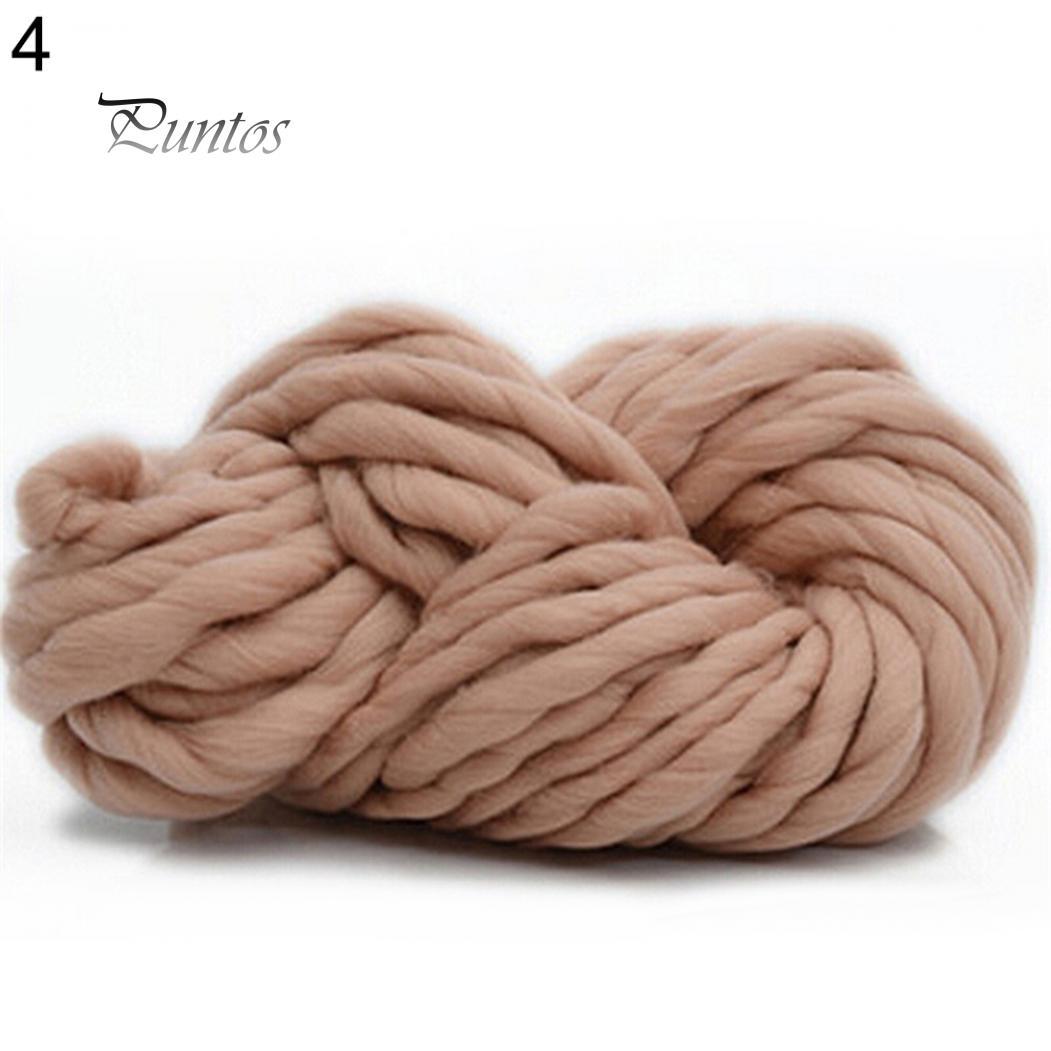 250g Super Bulky DIY Handstrickdecke Hüte Warmes, riesiges, dickes Garn 4# von Joom DACH