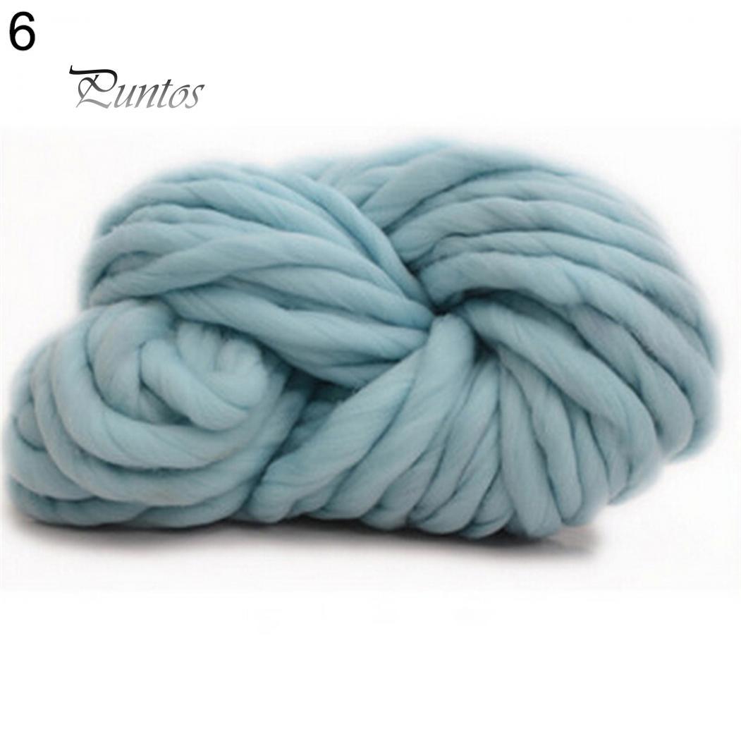 250g Super Bulky DIY Handstrickdecke Hüte Warmes, riesiges, dickes Garn 6# von Joom DACH
