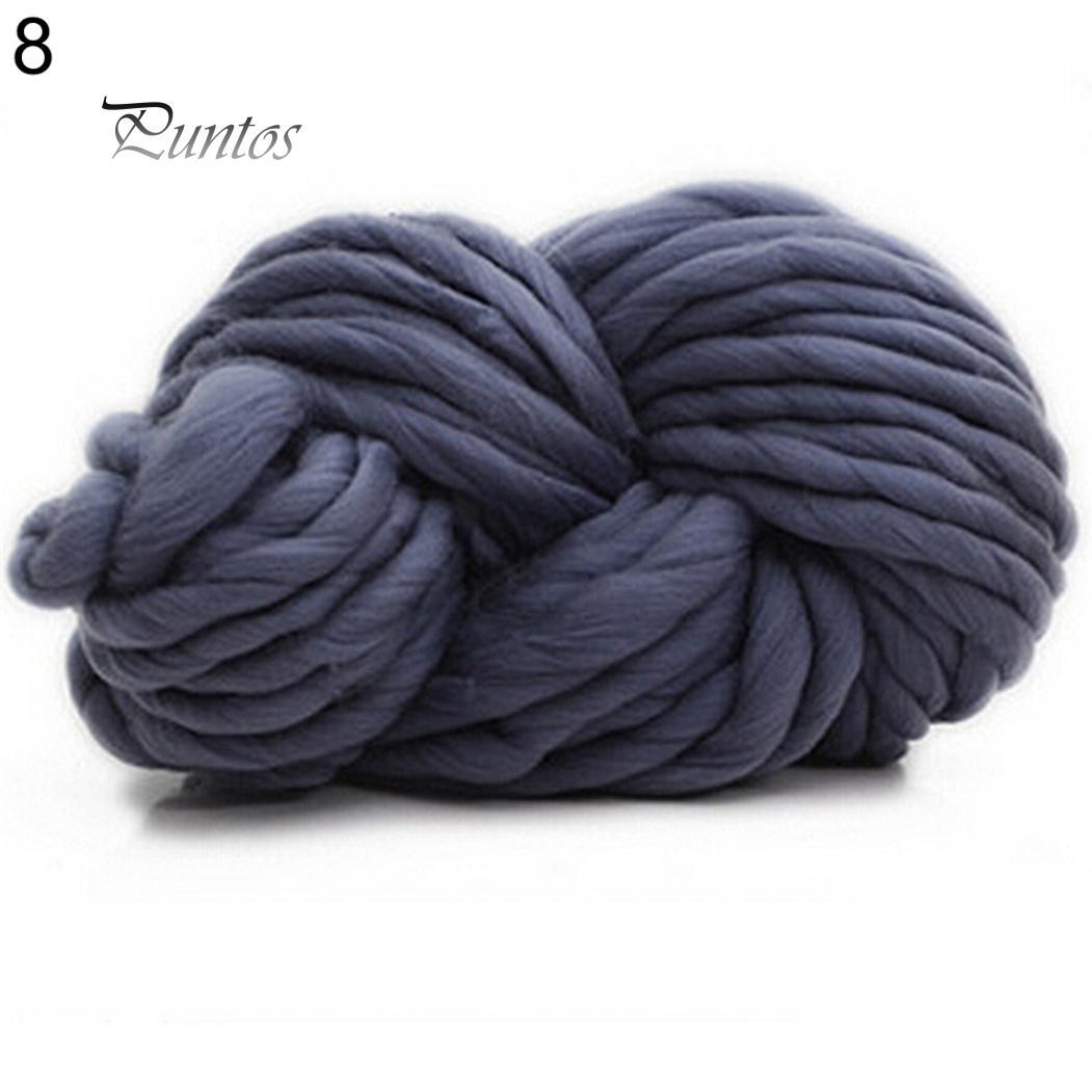 250g Super Bulky DIY Handstrickdecke Hüte Warmes, riesiges, dickes Garn 8# von Joom DACH