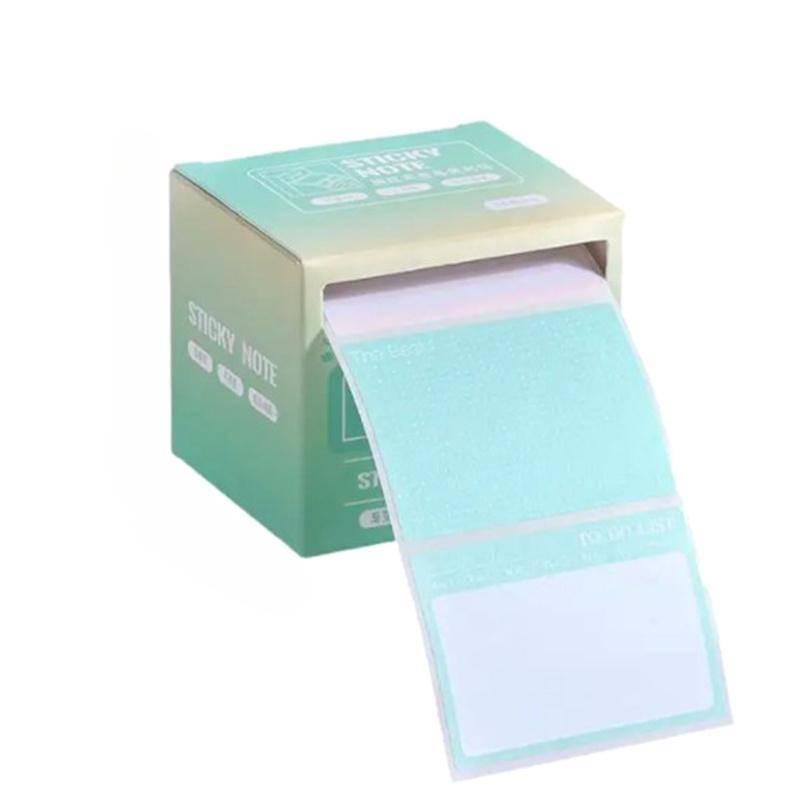 256 Blatt herausziehbare Haftnotizen, Notizblöcke, vollflächig selbstklebend, selbstklebende Haftnotizen, Aufkleber zum Notieren von Notizen grün von Joom DACH