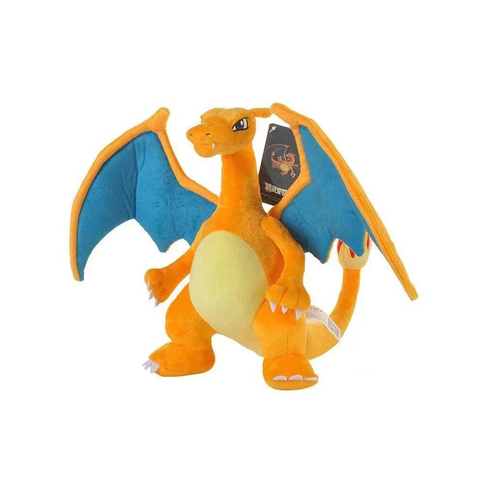 25CM Glurak Plüschtiere Pokemon Feuer Typ Drache Anime Weiches Stofftier Peluche Puppe Spielzeug Geschenke gold von Joom DACH
