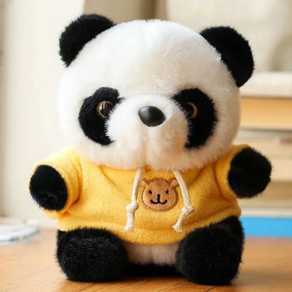 25CM Niedliches Panda Plüschtier Chinesischer Nationalschatz Chuanhoodie Pullover Puppe Festivalgeschenke für Kind Geburtstags-Weihnachtsgeschenke 25cm von Joom DACH