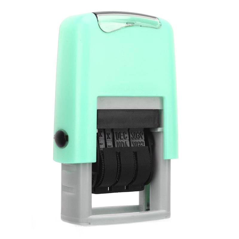 25x2,8mm Englischer Datumsstempel Klarer Stempel Schnelltrocknend Einstellbarer Datumsstempel für Studium Arbeitsleben von Joom DACH