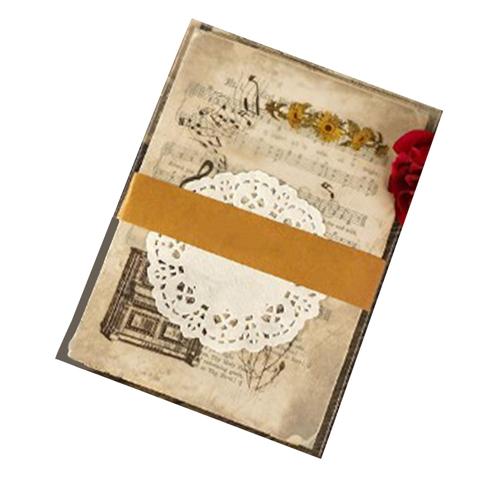 26 Blatt Vintage Scrapbook Papier DIY Handarbeit Exquisites Dekoratives Bastelpapier für Art Journaling von Joom DACH