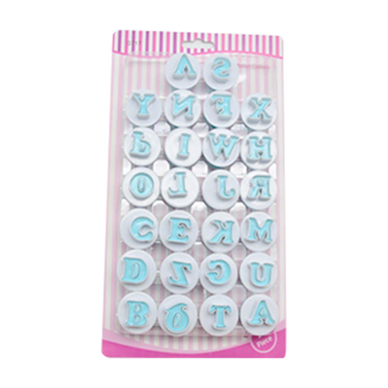 26 Stück Buchstaben Zahlen Schokoladenformen Kunststoff Sicher Federdesign Schokoladen Backform von Joom DACH