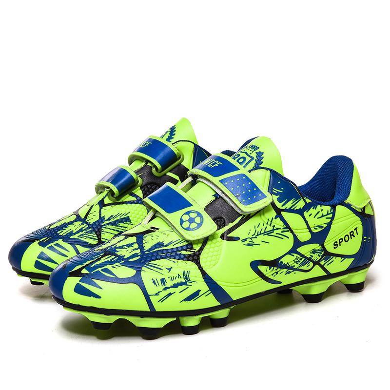 28-38 Hochwertige Teen Fashion Anti-Rutsch-Verschleißfeste Gummiboden-Fußballschuhe Kinder-Fußballschuhe 33 fluoreszierende grün von Joom DACH