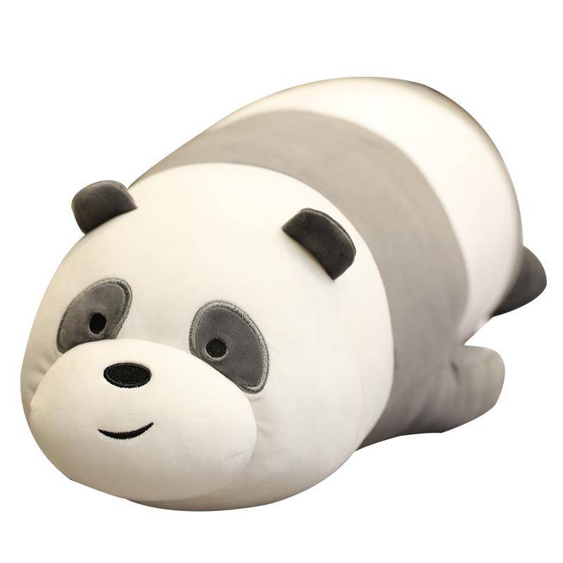 28-78 cm Cartoon We Bare Bears Plüschtier Schöner Grizzly Panda IceBear Plüschtier Weicher Bär Panda Eisbär Puppe 28cm von Joom DACH