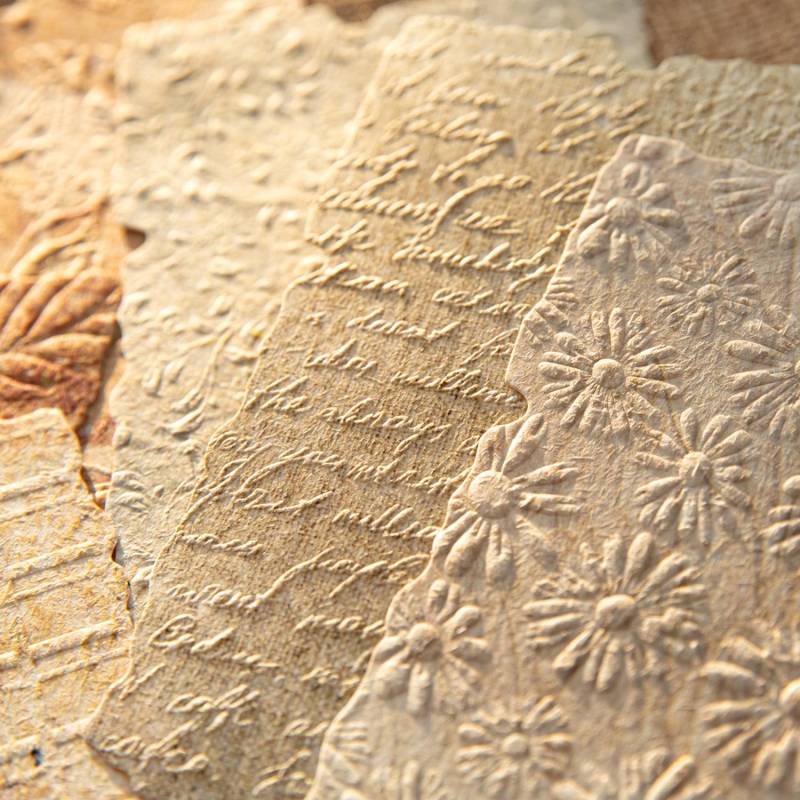 28 teile/paket Vintage Reliefs Textur Papier DIY Scrapbooking Collage Materialien Decor Junk Journal Ästhetik schreibwaren Papier von Joom DACH