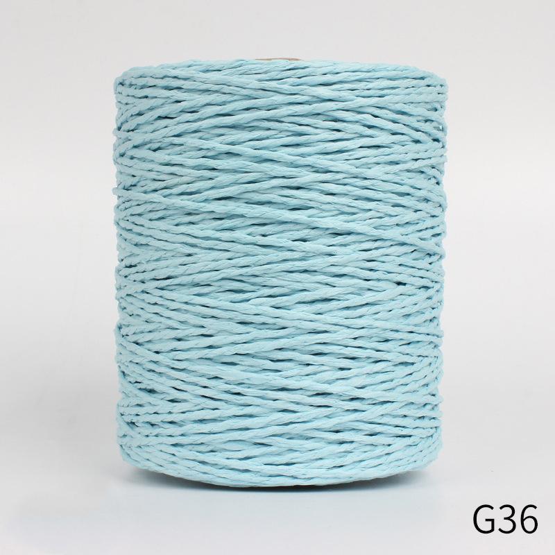 280 m/Rolle für den Sommer, handgestrickt, Häkelkissen, Körbe, Mütze, Handtasche, natürliches Bast-Strohgarn von Joom DACH