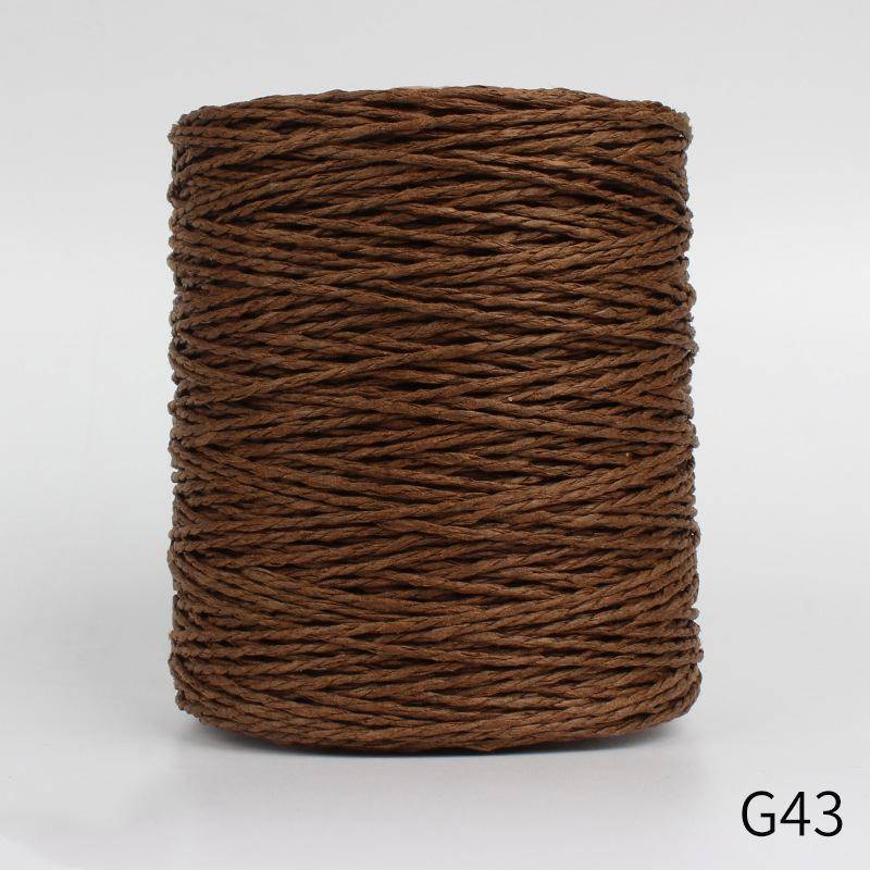 280 m/Rolle für den Sommer, handgestrickt, Häkelkissen, Körbe, Mütze, Handtasche, natürliches Bast-Strohgarn von Joom DACH