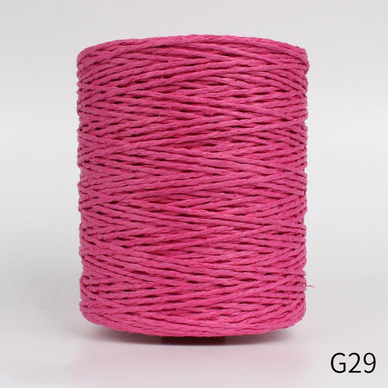 280 m/Rolle für den Sommer, handgestrickt, Häkelkissen, Körbe, Mütze, Handtasche, natürliches Bast-Strohgarn von Joom DACH