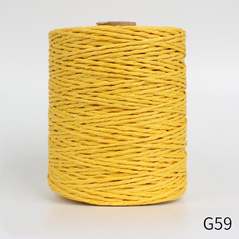 280 m/Rolle für den Sommer, handgestrickt, Häkelkissen, Körbe, Mütze, Handtasche, natürliches Bast-Strohgarn von Joom DACH