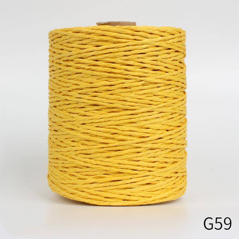 280 m/Rolle für den Sommer, handgestrickt, Häkelkissen, Körbe, Mütze, Handtasche, natürliches Bast-Strohgarn von Joom DACH