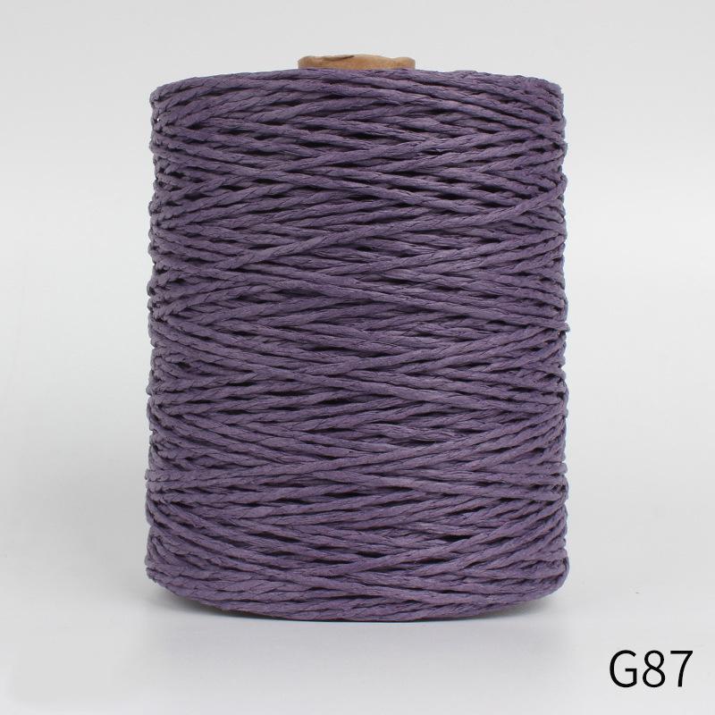 280 m/Rolle für den Sommer, handgestrickt, Häkelkissen, Körbe, Mütze, Handtasche, natürliches Bast-Strohgarn von Joom DACH