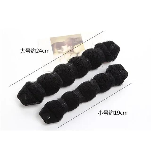 2PCS Haar Brötchen Maker Donut Magie Schaum Schwamm Einfach Großen Ring Ehemalige Haar Styling Werkzeuge Zubehör Für Mädchen Haar donut Flechter 1 von Joom DACH