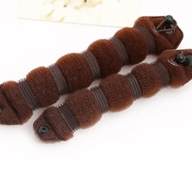 2PCS Haar Brötchen Maker Donut Magie Schaum Schwamm Einfach Großen Ring Ehemalige Haar Styling Werkzeuge Zubehör Für Mädchen Haar donut Flechter 3 von Joom DACH